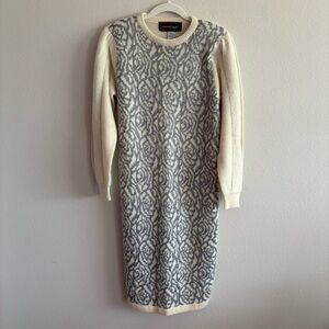 Positively Petite by Mervyn’s Vintage Sweater Dress Women’s Medium Angora/Wool